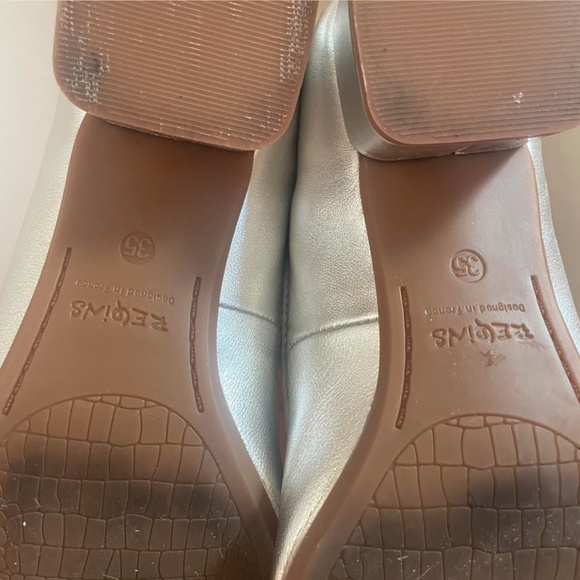 French ballet block heel shoes Requins size 6 - Picture 6 of 8